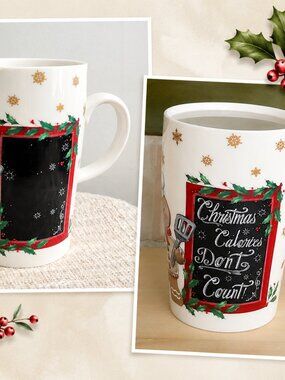 Lenox Gingerbread Heat Changing Holiday Magic Mug Porcelain 14 Oz